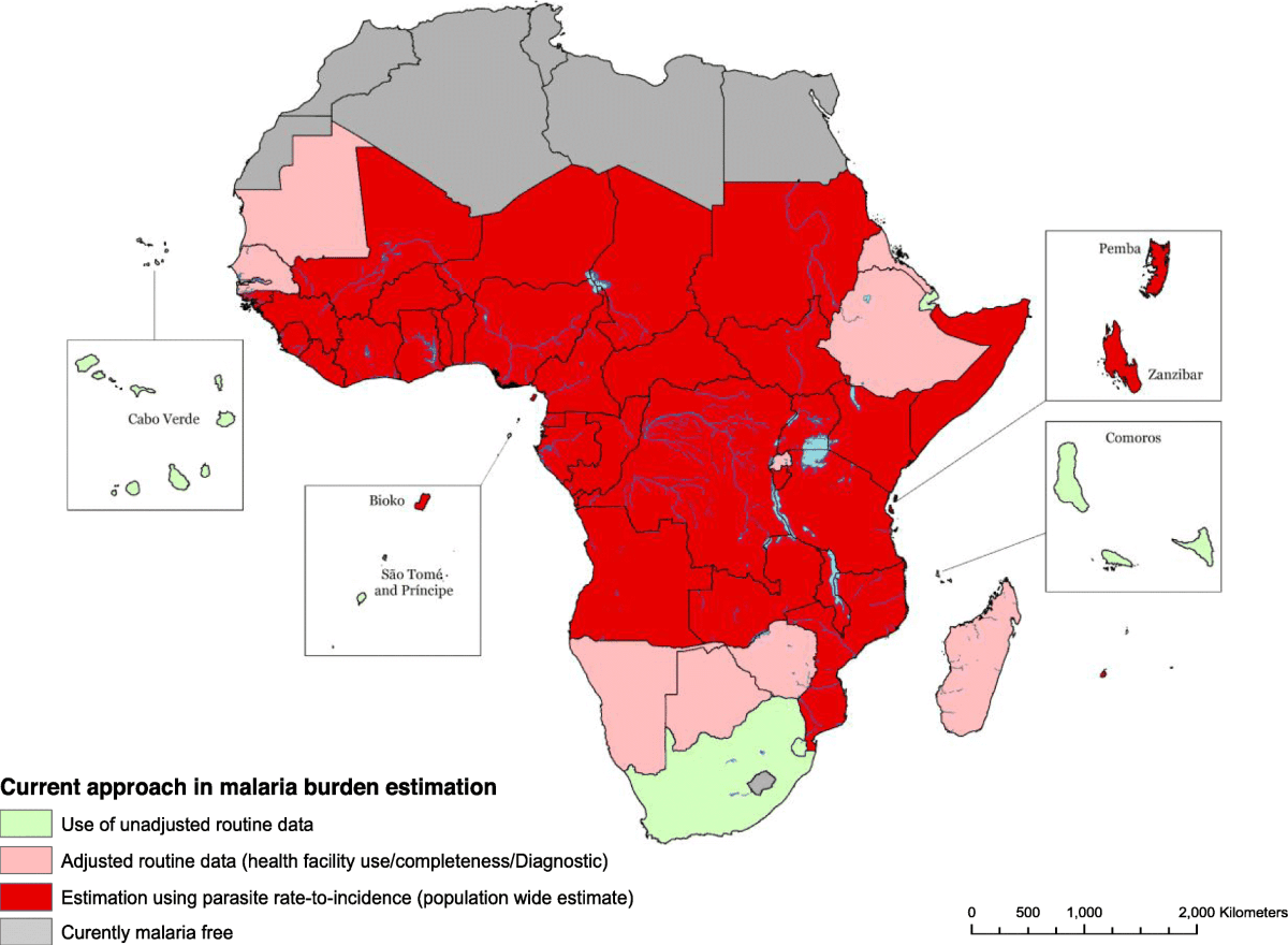 Anopheles vector and Africa map overlay